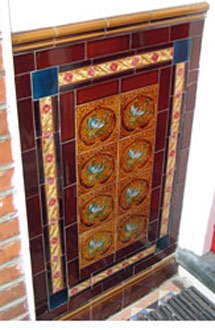 Typical porch tiles